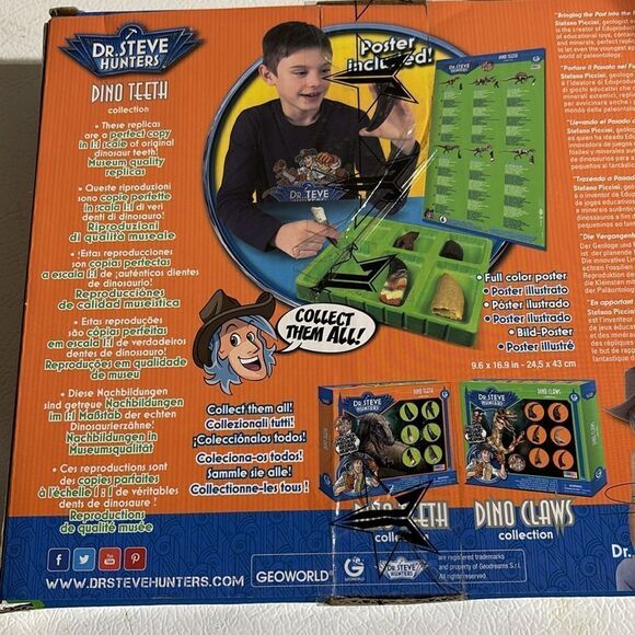 Dr. Hunters Dino Teeth Replica Collection & ArtSkills Dino Eggs Excavation Kit - Picture 9 of 10